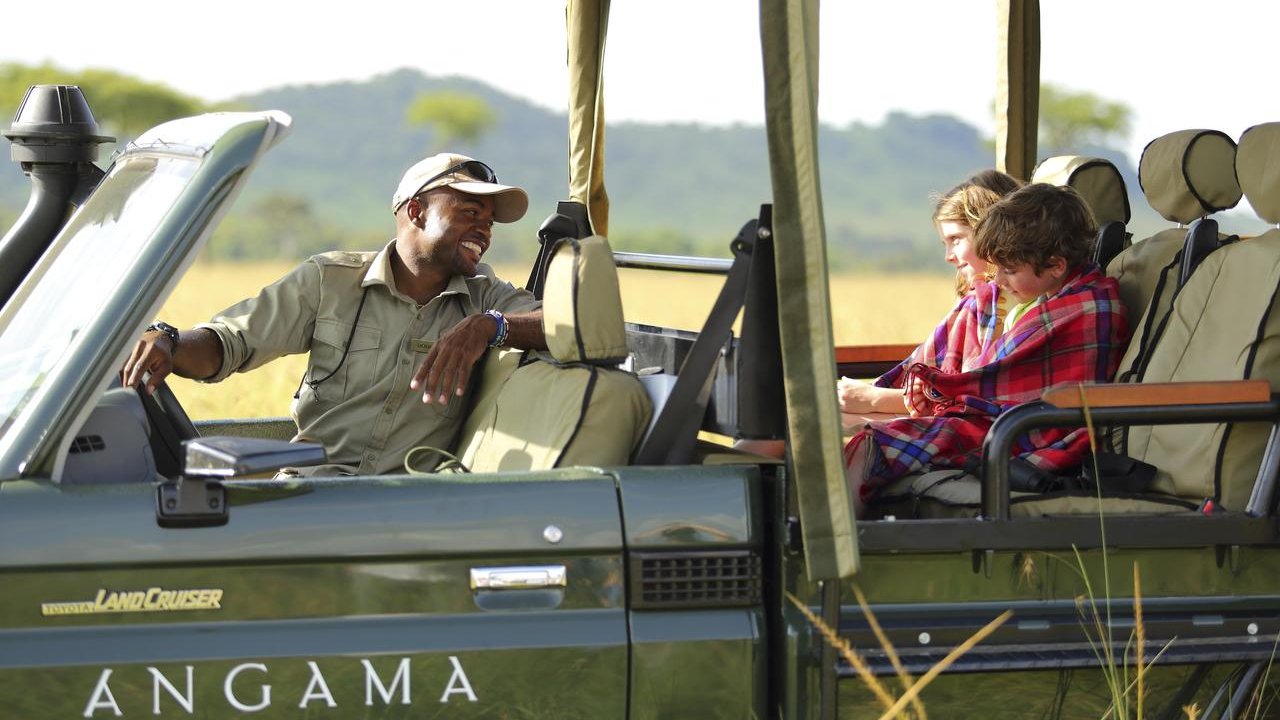family safari in Africa