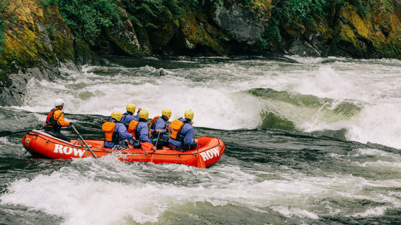 Whitewater rafting on the Lochsa River in Idaho