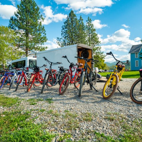 Biking in Coeur d'Alene, Idaho