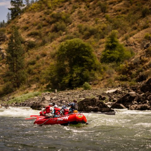 ROW Adventures guided rafting tours