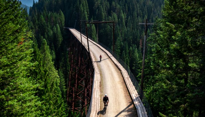 Hiawatha trail in Idaho