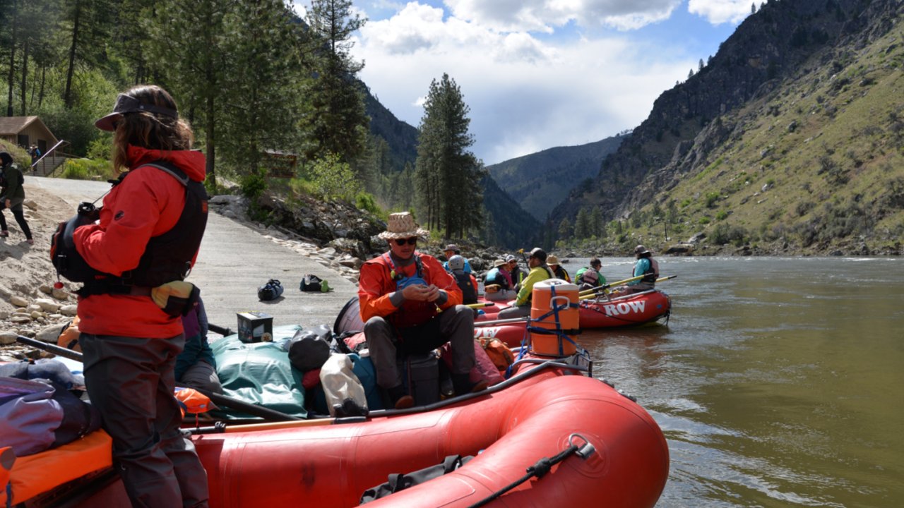 whitewater boaters in idaho
