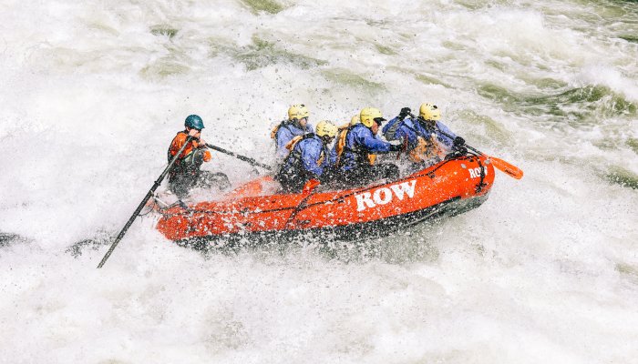 White water rafting on the Lochsa River in Idaho