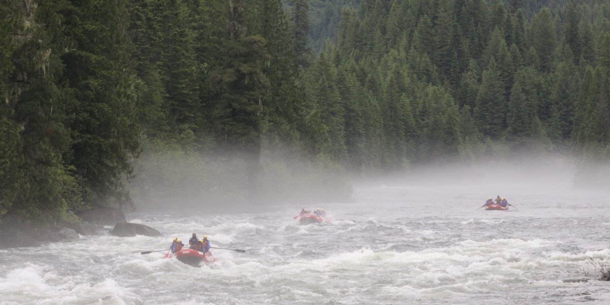 fog on the Lochsa River