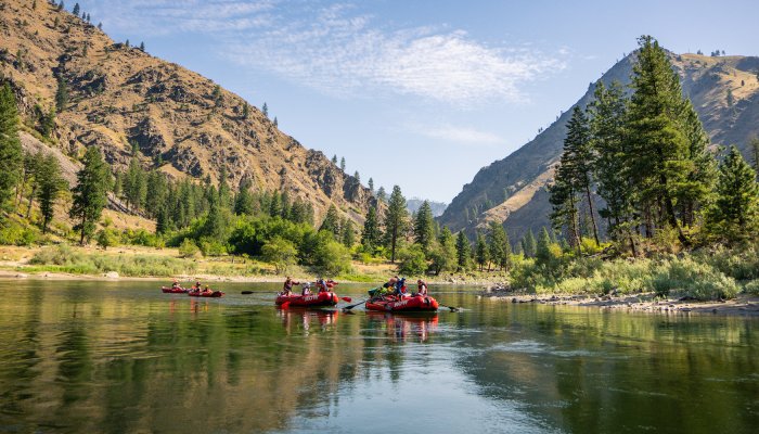 Main Salmon River Rafting in Idaho with ROW Adventures