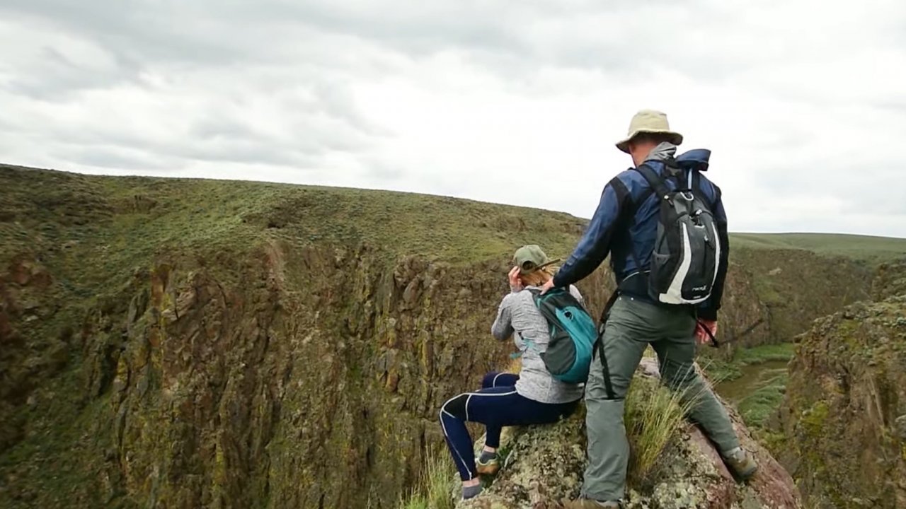 overlooking the owyhee river