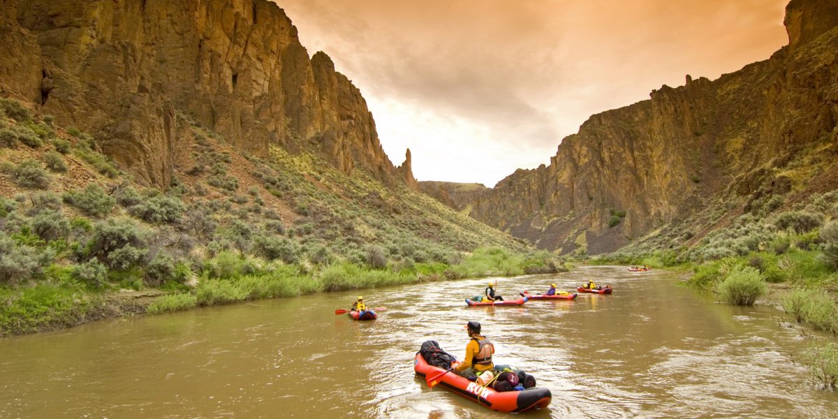 group river kayaking