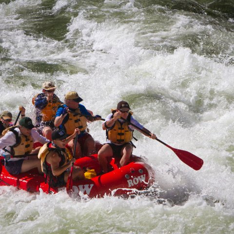 Guided rafting tours in the Pacific Northwest