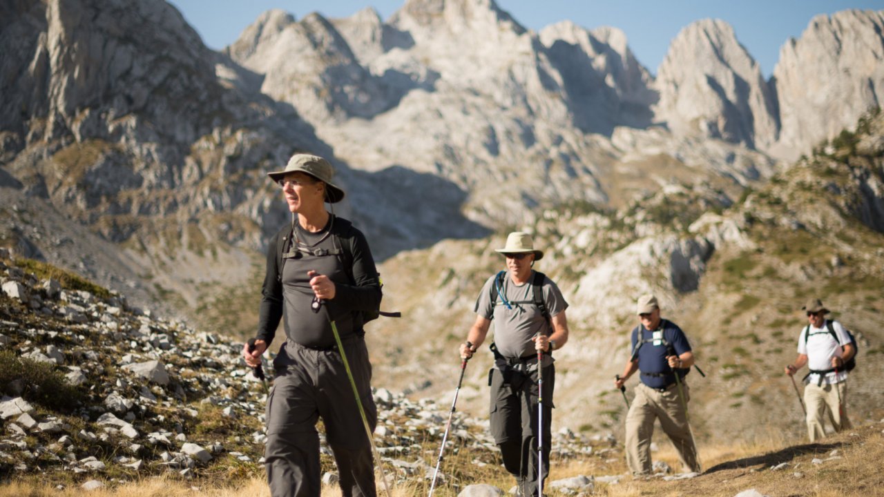 hiking in Albania