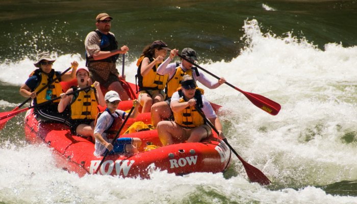 Selway whitewater rafting in Idaho