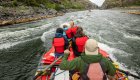 Oar raft on the Snake River through Hells Canyon