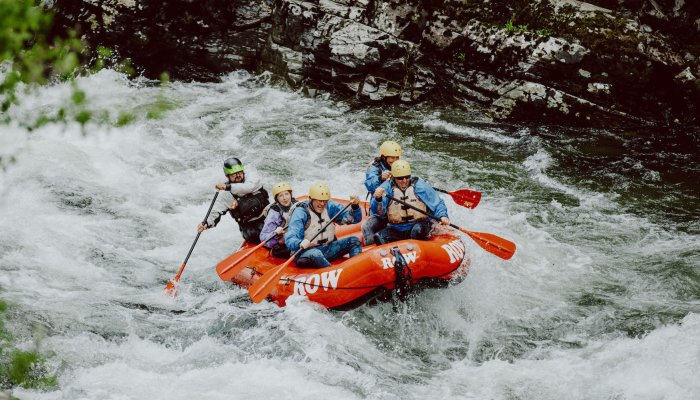 St. Joe river whitewater rafting in Idaho